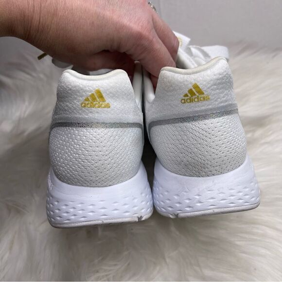 Adidas Edge Lux 5 Iridescent Striped Knit Running Shoe 9 - Picture 3 of 11